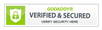 GoDaddy verified and secured